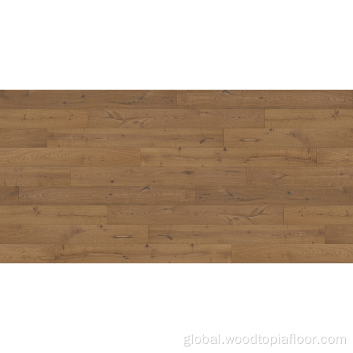 Brown Color Wood Floors Indoor Use traditional european oak engineered hand-scraped Manufactory